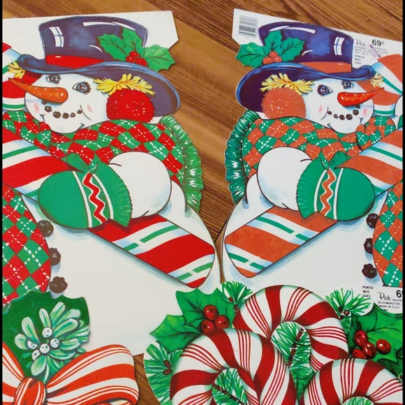 Vintage peck Christmas cutouts 1980s - Picture 3 of 8